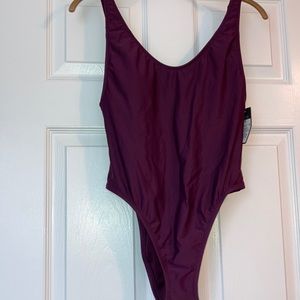Merlot One Piece Swim Suit
